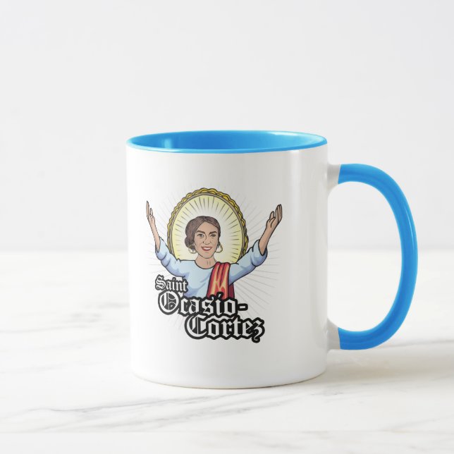 Saint Ocasio-Cortez Mug (Right)
