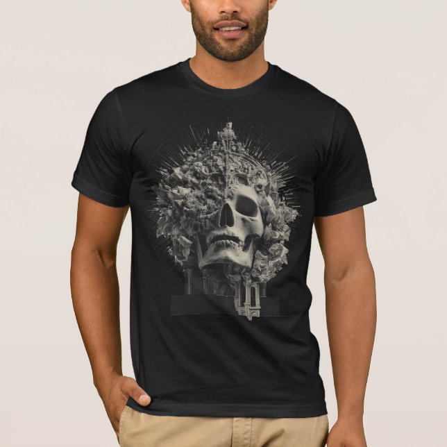Saint of Ruins – Gothic Vanitas T-Shirt (Front)