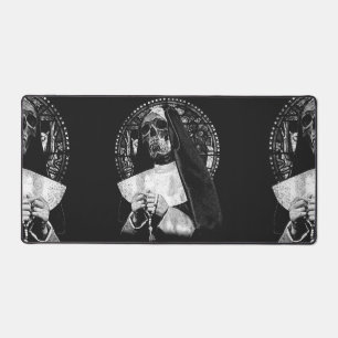 Saint of the Forsaken - Occult Streetwear Design Desk Mat