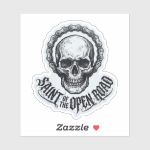 Saint of the Open Road Skull Chain Halo Biker