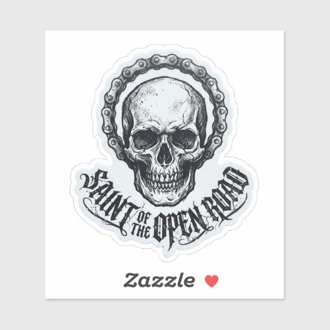 Saint of the Open Road Skull Chain Halo Biker (Sheet)