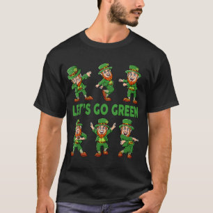 Saint Paddys Dancing Shamrock Lucky St Patricks Da T-Shirt