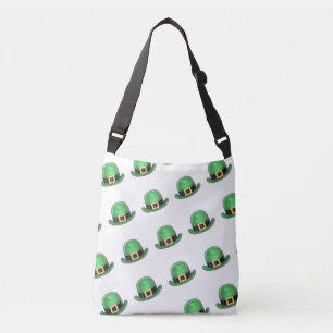 Saint Paddys Day Green Derby Hat Crossbody Bag