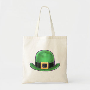 Saint Paddys Day Green Derby Hat Tote Bag