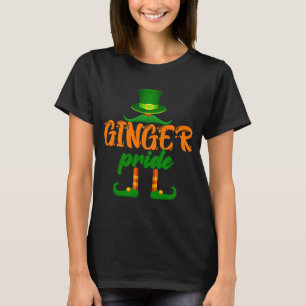 Saint Paddys Ginger Pride Shamrock St Patricks Day T-Shirt