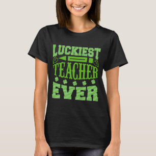 Saint Paddys Teacher Shamrock Lucky St Patricks Da T-Shirt