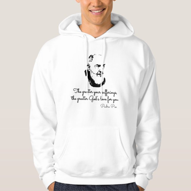 saint padre pio hoodie (Front)