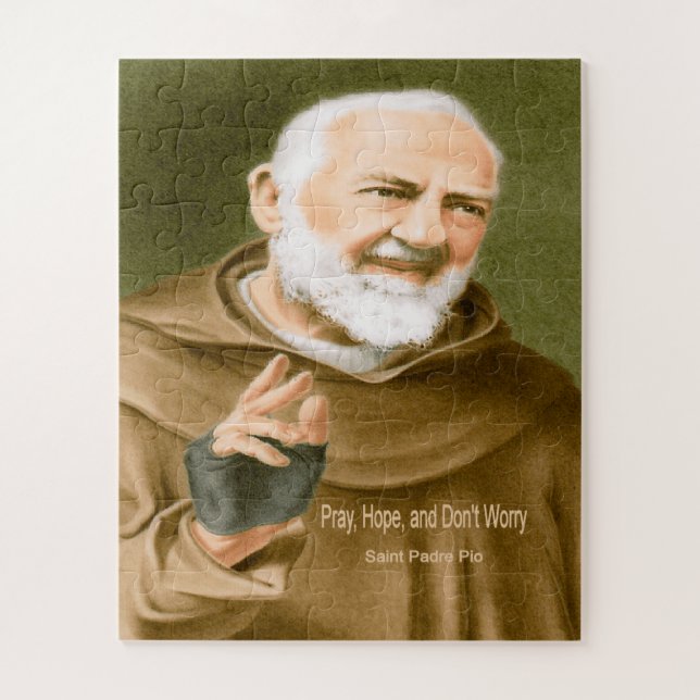 Saint Padre Pio Jigsaw Puzzle (Vertical)