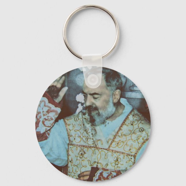 Saint Padre Pio Key Ring (Front)