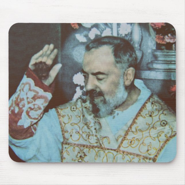 Saint Padre Pio Mouse Pad (Front)