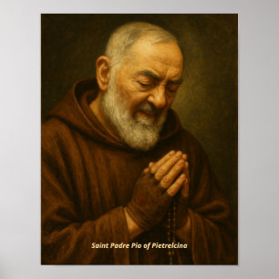 Saint Padre Pio of Pietrelcina Art Print