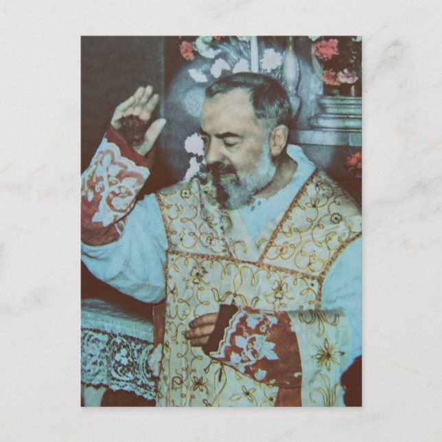 Saint Padre Pio Postcard (Front)
