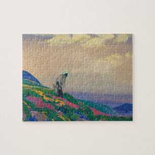 Saint Panteleimon the Healer by Nicholas Roerich Jigsaw Puzzle