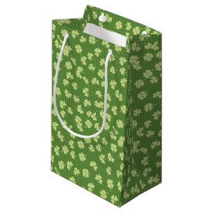 Saint Partrick's Day Shamrocks Small Gift Bag