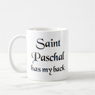 saint paschal coffee mug