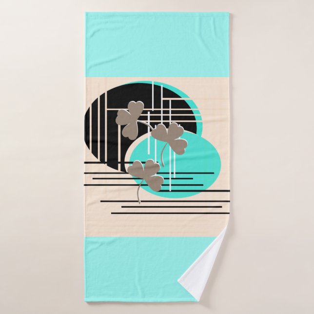 Saint Patrick, abstraction Bath Towel (Bath Towel)
