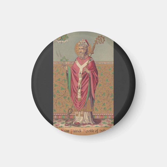 Saint Patrick Apostle of Ireland Magnet (Front)
