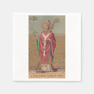 Saint Patrick Apostle of Ireland Napkin