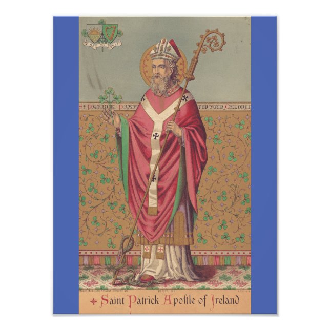 Saint Patrick Apostle of Ireland Photo Print (Front)