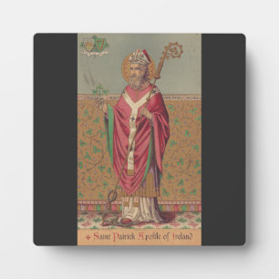 Saint Patrick Apostle of Ireland Plaque