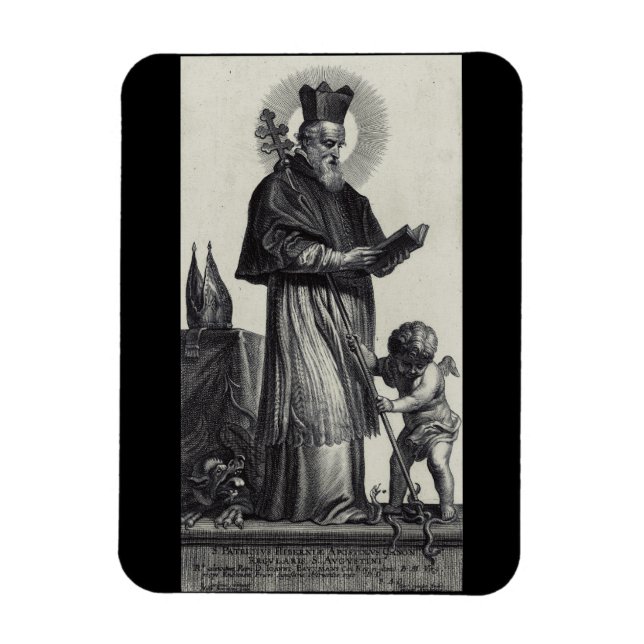 Saint Patrick Bishop and Confessor Magnet (Vertical)