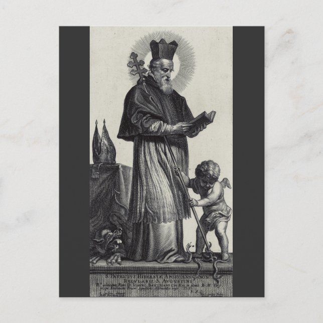 Saint Patrick Bishop and Confessor Postcard (Front)