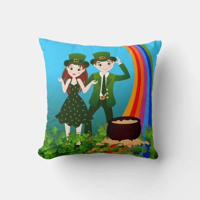 Saint Patrick Day Kids Party Cushion (Front)