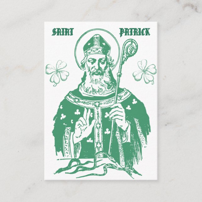 Saint Patrick Devotional Prayer Card (Front)