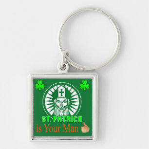 Saint Patrick keychain