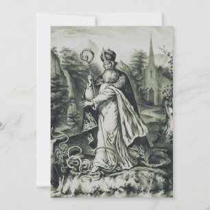 Saint Patrick patron of Ireland Invitation