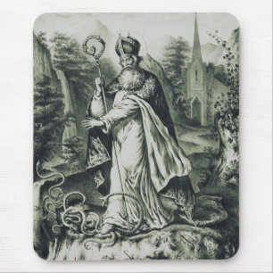Saint Patrick patron of Ireland Mouse Pad