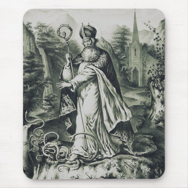 Saint Patrick patron of Ireland Mouse Pad (Front)