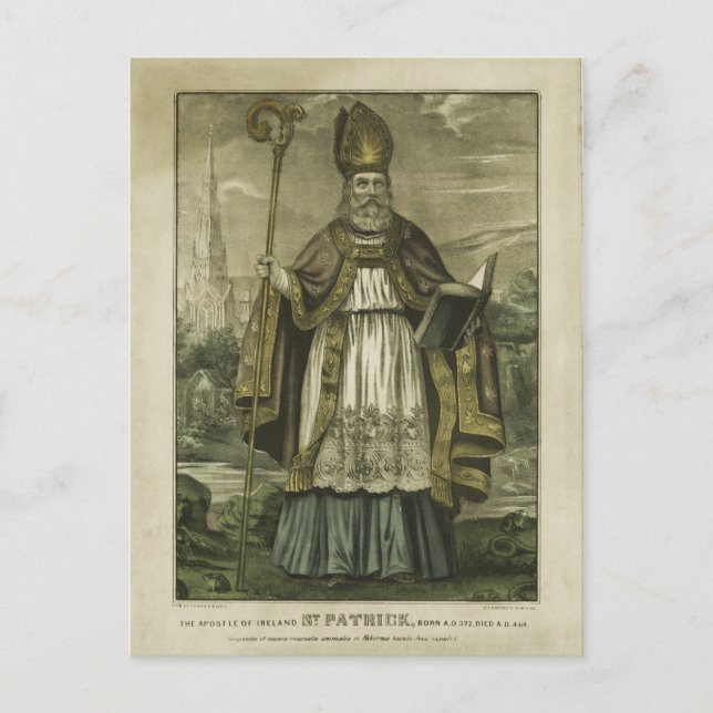 Saint Patrick Postcard (Front)