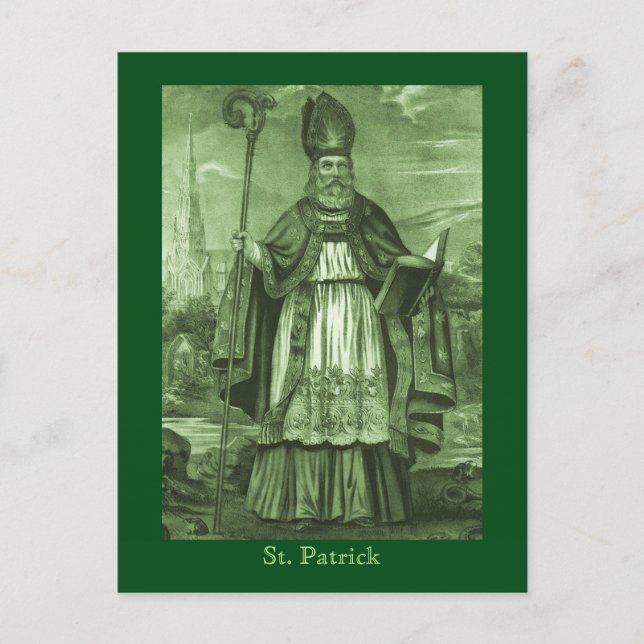 Saint Patrick Postcard (Front)