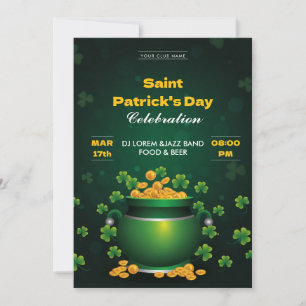 Saint Patrick’s Day Celebration Party Invitation
