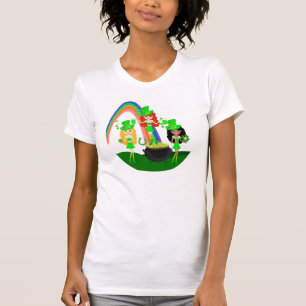 Saint Patrick’s Day Girl Leprechauns T-Shirt