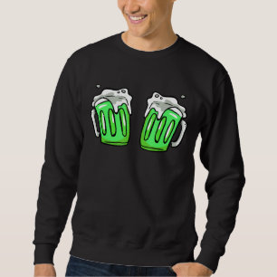 Saint Patrick S Day Happy Graphic Beer Drinking Gr Sweatshirt