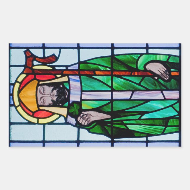 Saint Patrick Window Sticker (Front)