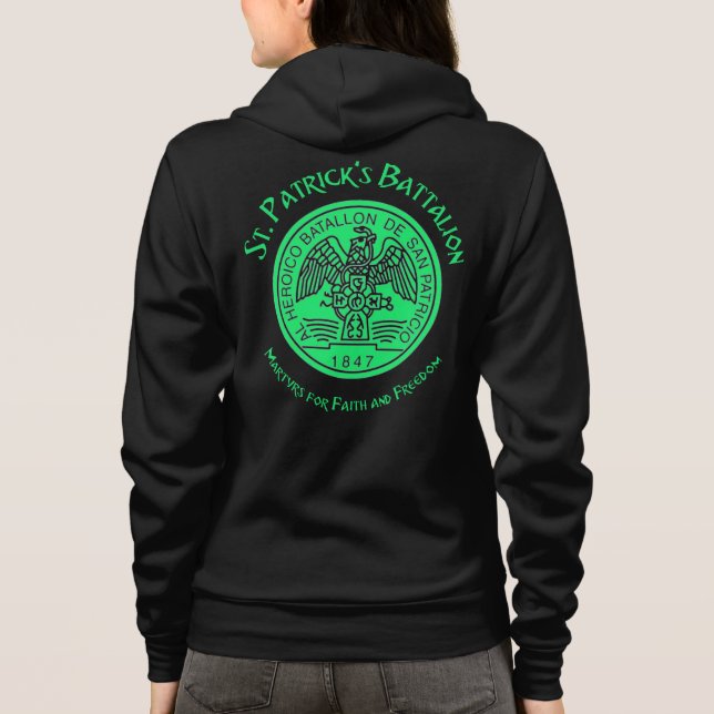 Saint Patrick's Battalion San Patricios Catholic Hoodie (Back)