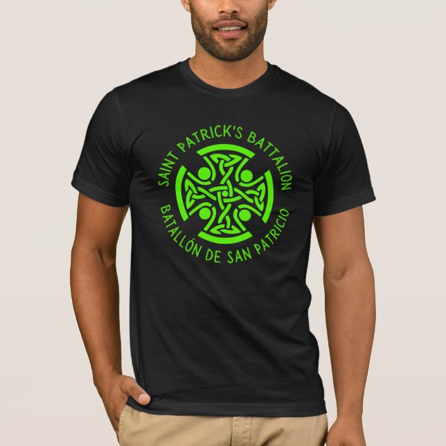 Saint Patrick's Battalion San Patricios Catholic T-Shirt (Front)