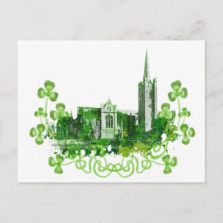 Saint Patrick's Cathedral in Dublin Postcard
