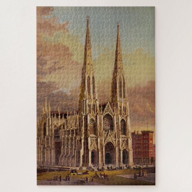 Saint Patrick's Cathedral in Midtown Manhattan  Jigsaw Puzzle (Vertical)