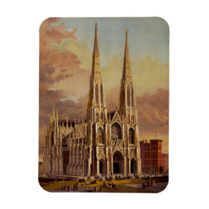 Saint Patrick's Cathedral in Midtown Manhattan Magnet