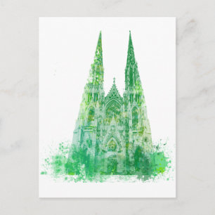 Saint Patrick's Cathedral New York Postcard