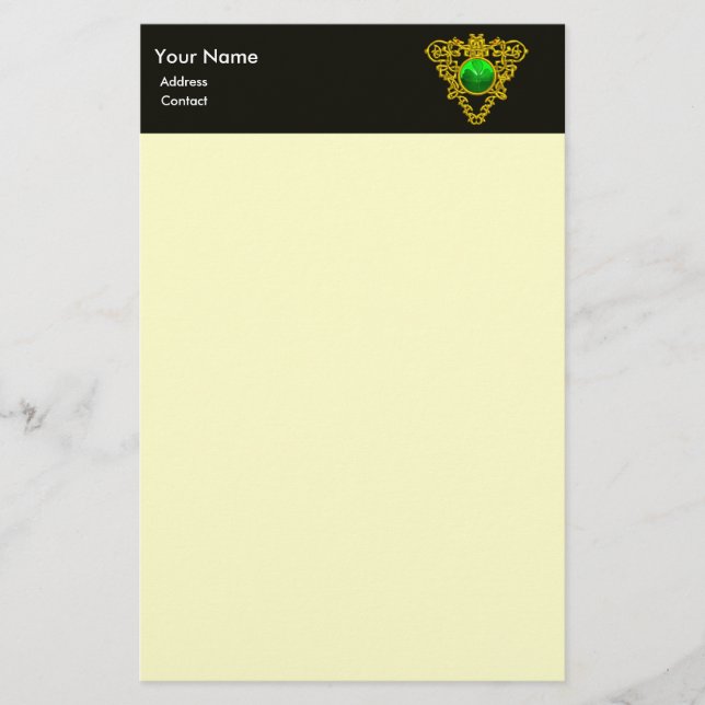 SAINT PATRICK'S CELTIC HEART,SHAMROCK STATIONERY (Front)