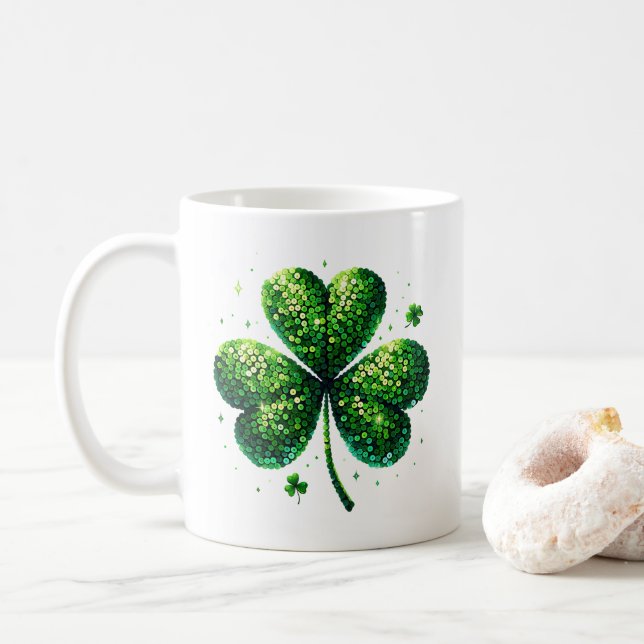 Saint Patricks Coffee Mug (With Donut)