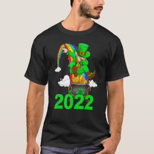 Saint Patricks Day 2022 Kids Teens Boys Men Leprec T-Shirt