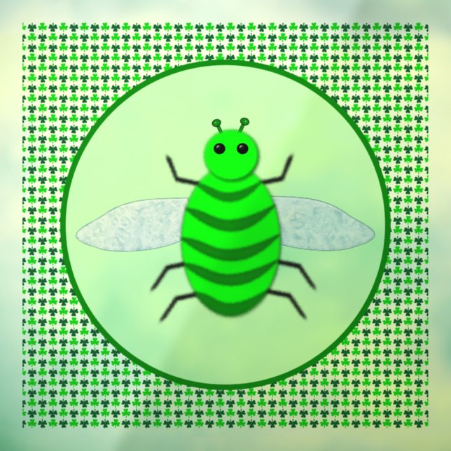 Saint Patricks Day Bee and Shamrocks (Sheet 3)