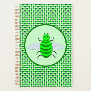 Saint Patricks Day Bee and Shamrocks Planner