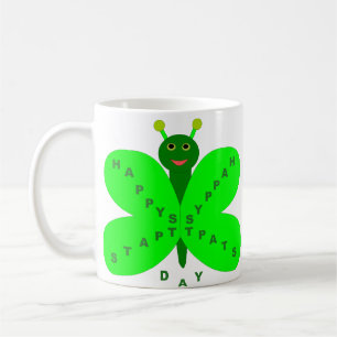 Saint Patrick's Day Butterfly Mug